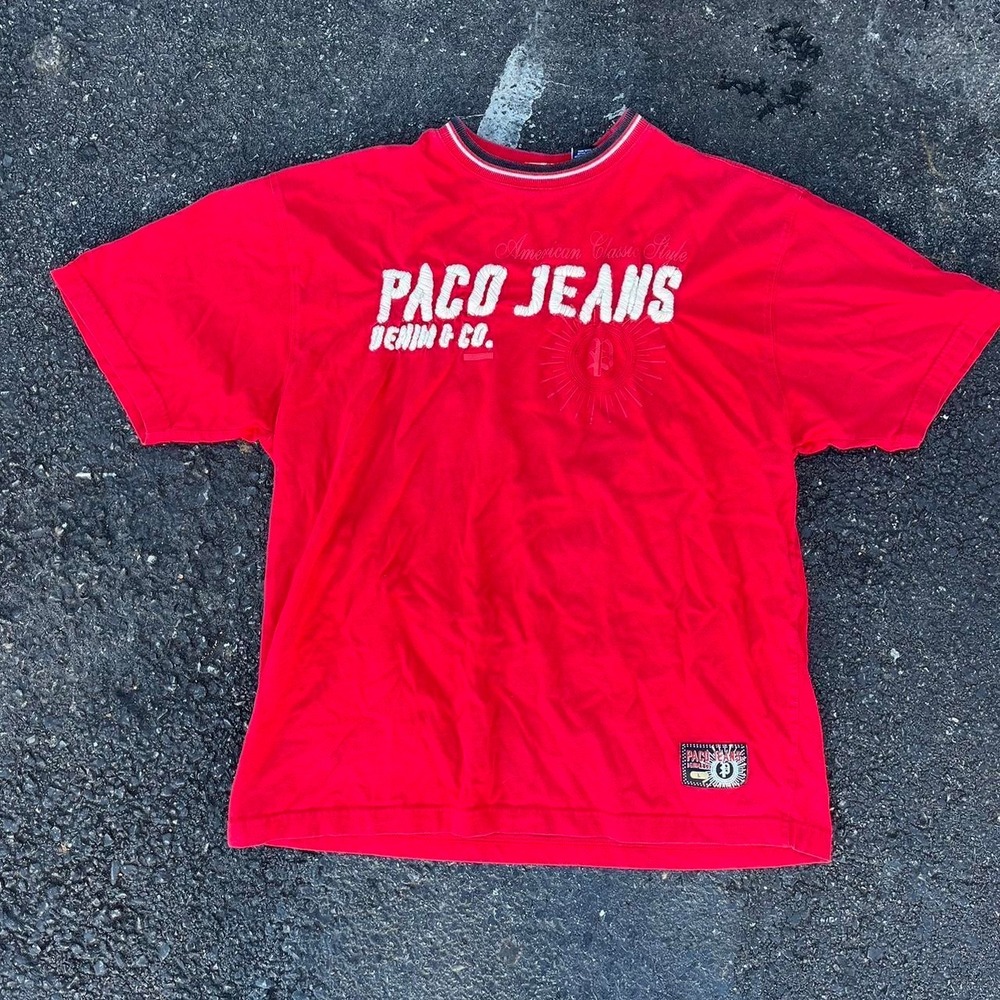 Y2K Graphic PACO Jeans shirt size L